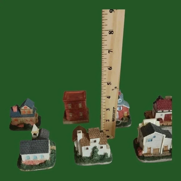 Vtg American collection lot of 7 miniature house - Picture 10 of 10
